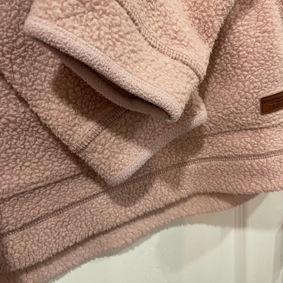 L.L. Bean Women’s Mock Neck Sherpa Pullover Fleece size M - Picture 2 of 9